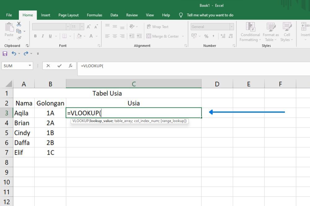 Rumus VLOOKUP Beda Sheet Beserta Contohnya!
