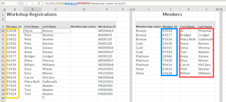 XLOOKUP vs VLOOKUP in Excel - What's the Difference?