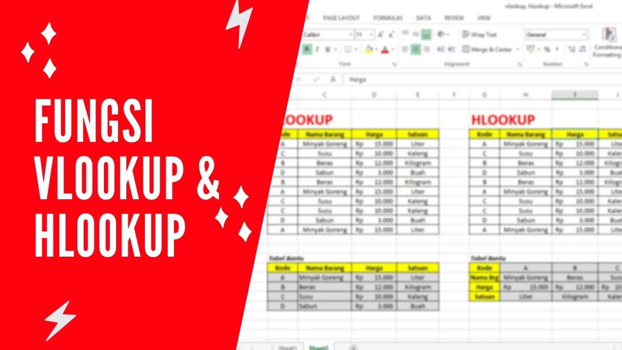Membuat VLOOKUP Dinamis di Excel - YouTube